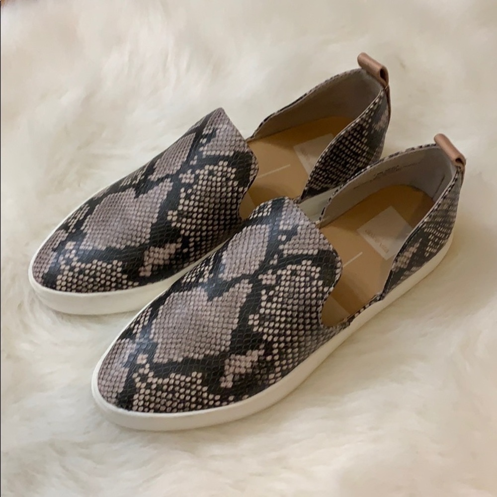 Dolce Vita Sykes Snakeskin Sneakers Flats